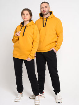 Худи универсальное Bearcape с начёсом Ф3 (горчица)  фото 2