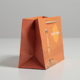 Пакет подарочный Don not worry, 14,5 19,5 8,5 см - Дарите счастье фото 11