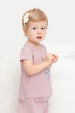 Crockid _ КР 302321/розово-сиреневый к447 фуфайка д/дев яс