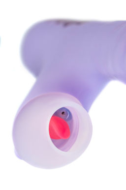 Вибратор с функцией Up&Down JOS SPINNY, силикон, фиолетовый, 23 см  фото 12