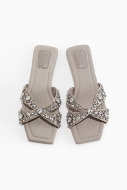 Sandalias de sat?n con strass - H&m фото 2