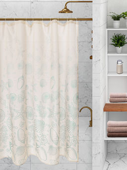 Шторка для ванной 180x200 молочный полиэстер