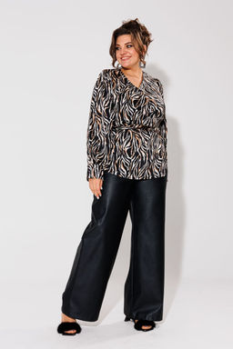 Блуза ANELLI 1735 африканская зебра  фото 7