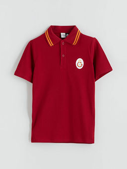 Polo Yaka Galatasaray Bask?l? Erkek ?ocuk Ti??rt