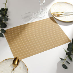 Салфетка на стол Доляна, цв.горчичный, 45*30см  фото 2