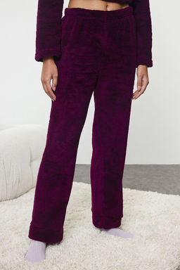 Trendyolmilla Murdum Sloganl? ve Kalpli Wellsoft K?sl?k Orme Pijama Tak?m? THMAW25PT00028