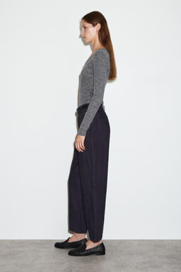 CHINOS DE ALGOD?N BARREL LEG - H&m фото 6