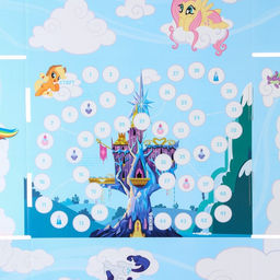 Складная коробка с игрой 28х21х9 см, My little pony - Hasbro фото 5