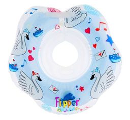 *Акция. Круг для плавания новорожденных Flipper Swan Lake Мusic (голубой)