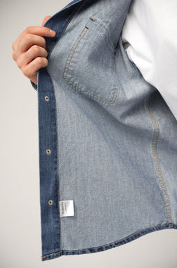 Мужская джинсовая рубашка Happyfox