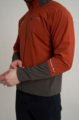 Куртка софтшелл Оранжевый ANTA RUNNING Knit Track Top фото 9