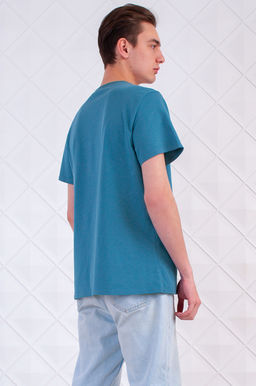 Арт. 61114 Футболка мужская 48-58 (6 шт) Цвет:джинс - Идеал фото 3