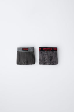 AGES 6-14 / 2-PACK OF STRANGER THINGS / NETFLIX BOXERS