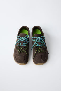 ZAPATILLA DEPORTIVA BAREFOOT PIEL / Marr?n Chocolate - Zara фото 6