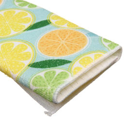 Цена за 2 шт. Коврик для сушки посуды 30*38см "Цитрусы"
