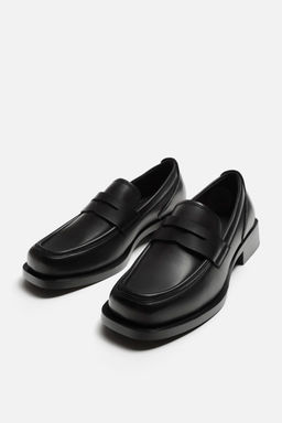 SQUARE-TOE LOAFERS - Zara фото 7