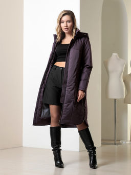 25418 Пальто т.фиолетовый - Dizzyway фото 3