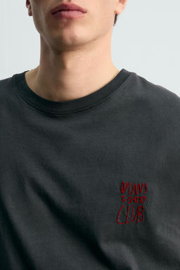 CAMISETA ILUSTRACI?N JURASSIC PARK UCS LLC AND AMBLIN  X DYLAN?S T-SHIRT CLUB X ZARA / Antracita oscuro  фото 6
