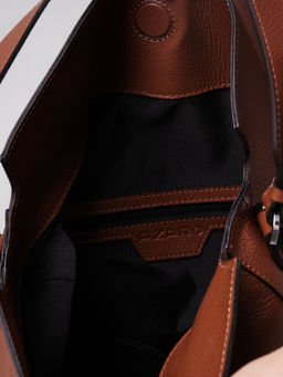 Сумка кожаная на плечо Azaro 30925 коричневый