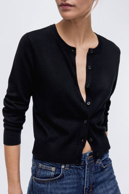 Cardigan en punto fino - H&m фото 20