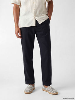 Regular Fit Erkek Pileli Pantolon