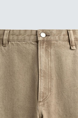 PANTAL?N CARGO BALLOON FIT / Beige - Zara фото 9