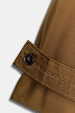 TRENCH CORTO WATER REPELLENT ZW COLLECTION / Tostado - Zara фото 9