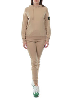 E102 BEIGE Костюм спортивный женский (хлопок 90%, полиэстер 10%)