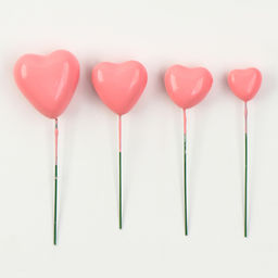 Набор для украшения Сердечки, цвет розовый - Страна карнавалия фото 3