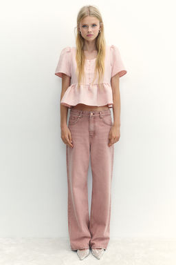 Blusa brocada con peplo - H&m фото 3