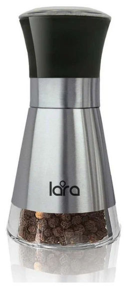 Мельничка для перца 100мл, сталь + пластик (LR08-70) /LARA/  фото 7
