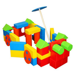 Конструктор деревянный «Поликарпова», 68 деталей