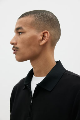 Polo con media cremallera Slim Fit - H&m фото 3