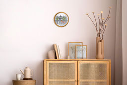 Набор для вышивания PANNA Живая картина JK-2214 Питерская набережная 18 х 18 см