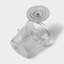 Держатель для зубных щёток и пасты самоклеящийся Доляна Elemental, 12.511.511 см, прозрачный  фото 4