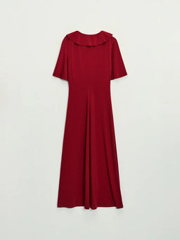 Платье миди с рюшами / Zarina