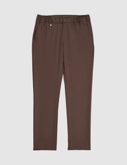 Kahverengi Slim Fit Klasik Jogger Pantolon