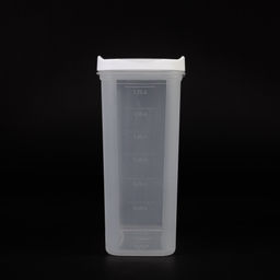 Цена за 2 шт. Емкость для сыпучих продуктов "Лайн" 2л (белый) М9005