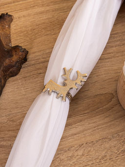 Кольцо для салфеток Оленёнок, 5?4?5 см, алюминий