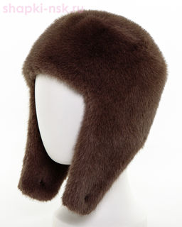 Элла экомех норка Ушанка женская флис (56-57)