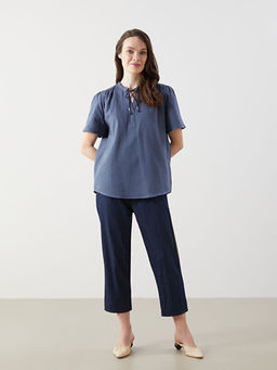 Ba?lamal? Yaka Kad?n Bluz