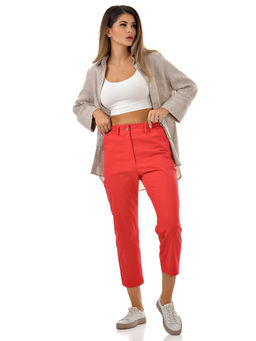 Легкие и комфортные летние брючки из хлопка с лайкрой