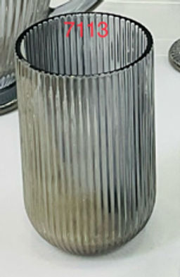 Стакан 6 штук 400 мл высокий / KF-039-5 /уп 8/ серый