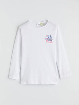 Stitch Bask?l? K?z ?ocuk Pijama Tak?m