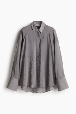 Camisa oversize de organza - H&m фото 6
