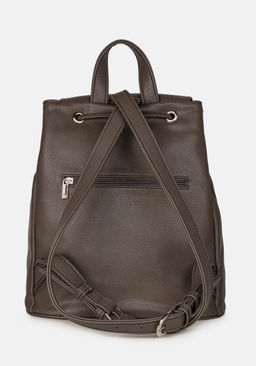 Рюкзак Модель №1581 | кожзам | гладкий | серый | Р921-9 | 33005 - L-craft фото 3