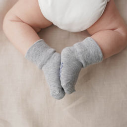 Комплект носочков Гроза/Деним/Пепел 0+ - Bungly фото 3