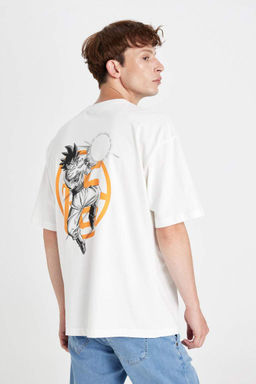 Широкая футболка с круглым вырезом и короткими рукавами Dragon Ball Oversize