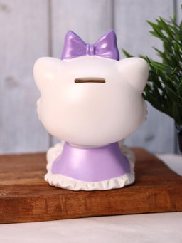 Копилка Milly Cat, purple (18 см), пластик