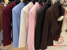 Женский приталенный пиджак с цветком - Bruno фото 9